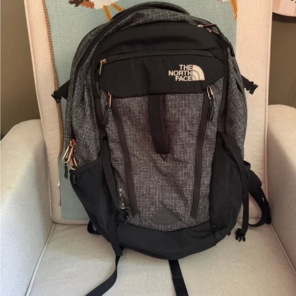 The North Face | Bags | The North Face Charcoal Rose Gold 